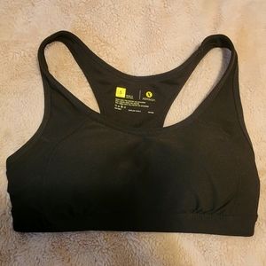 Black Padded Sports Bra